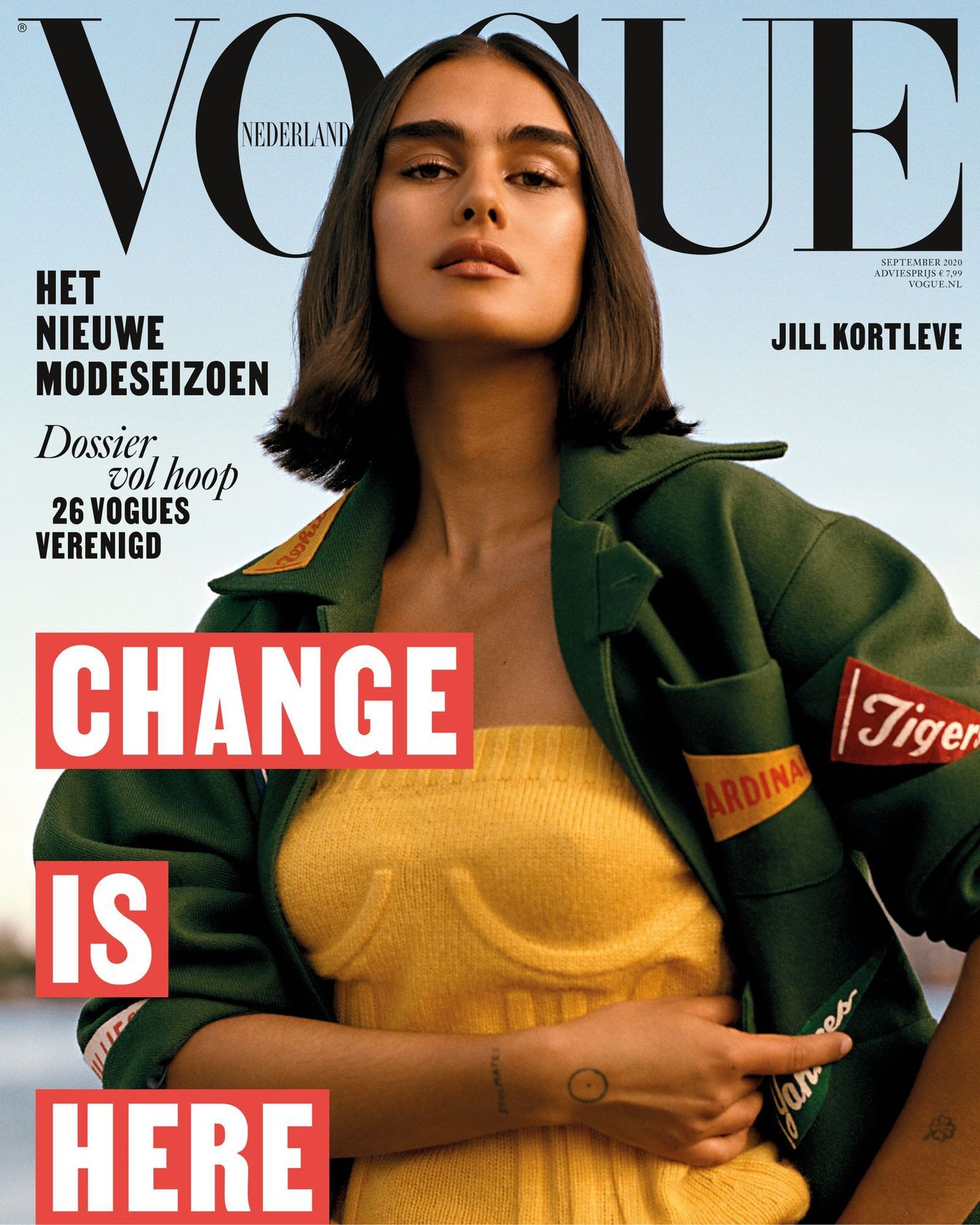 En la portada de Vogue.