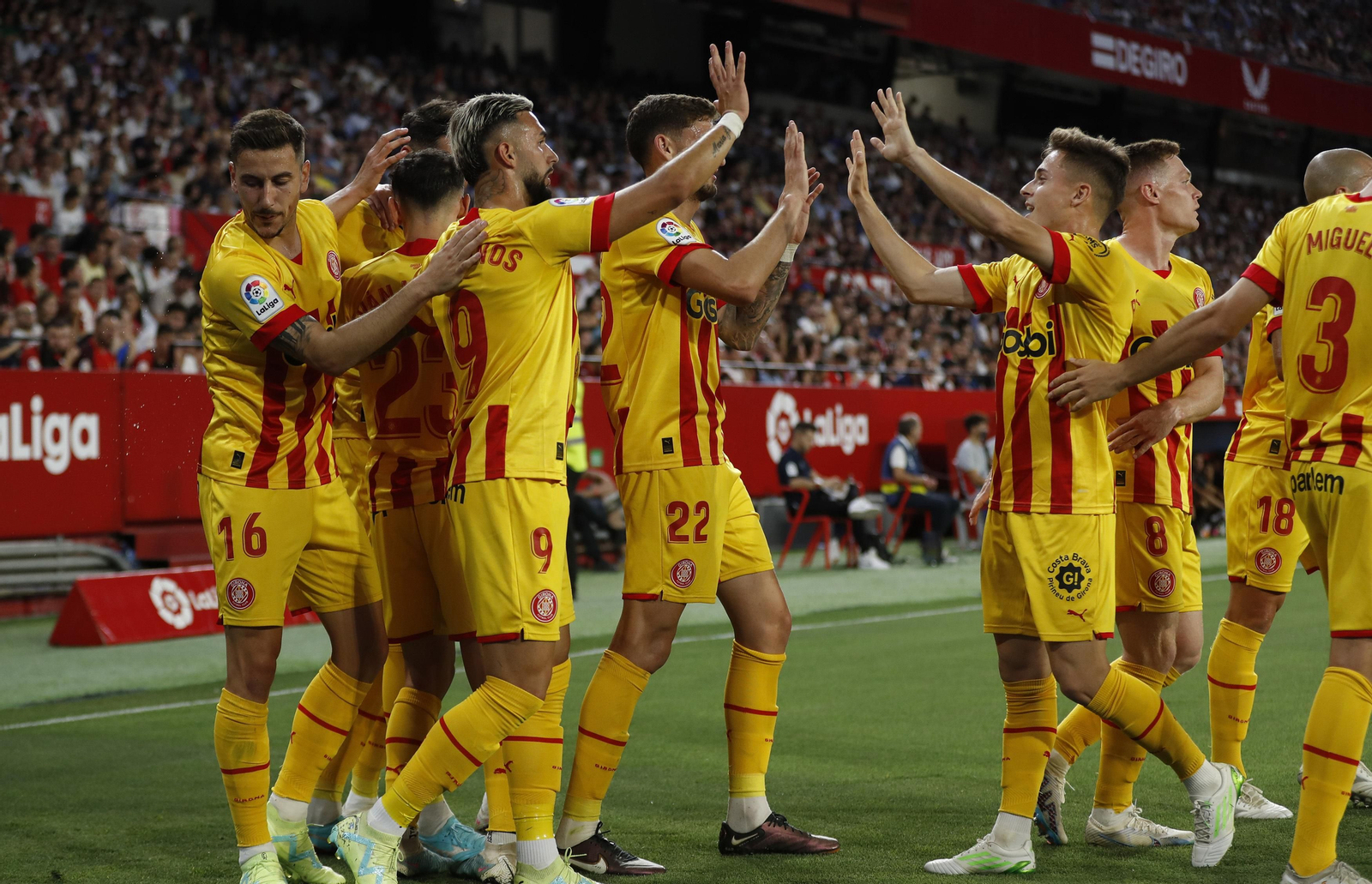 Las imágenes del Sevilla-Girona