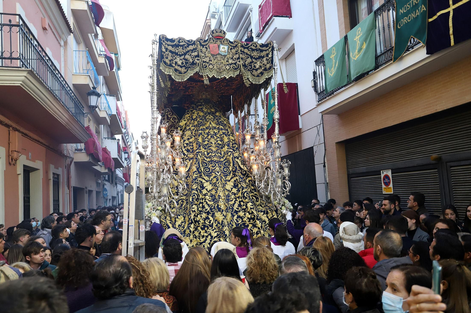 Imágenes del Nazareno en la madrugá de Huelva