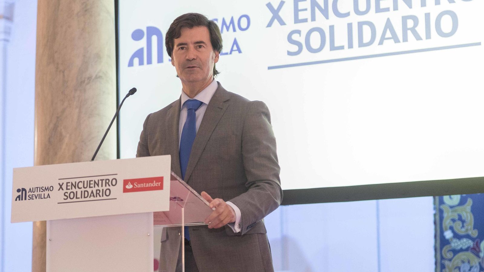 Miguel Rus, presidente de la Confederación de Empresarios de Sevilla.