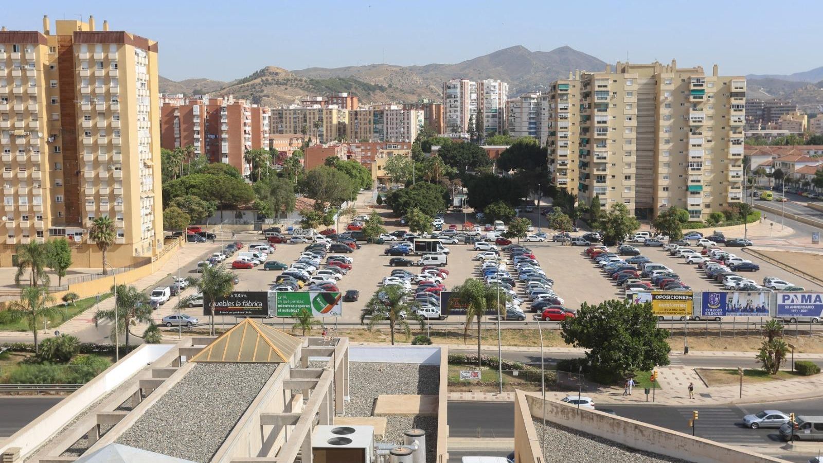 Parcela en la que se ubicará el CaixaFórum Málaga. Parcela en la que se ubicará el CaixaFórum Málaga.
