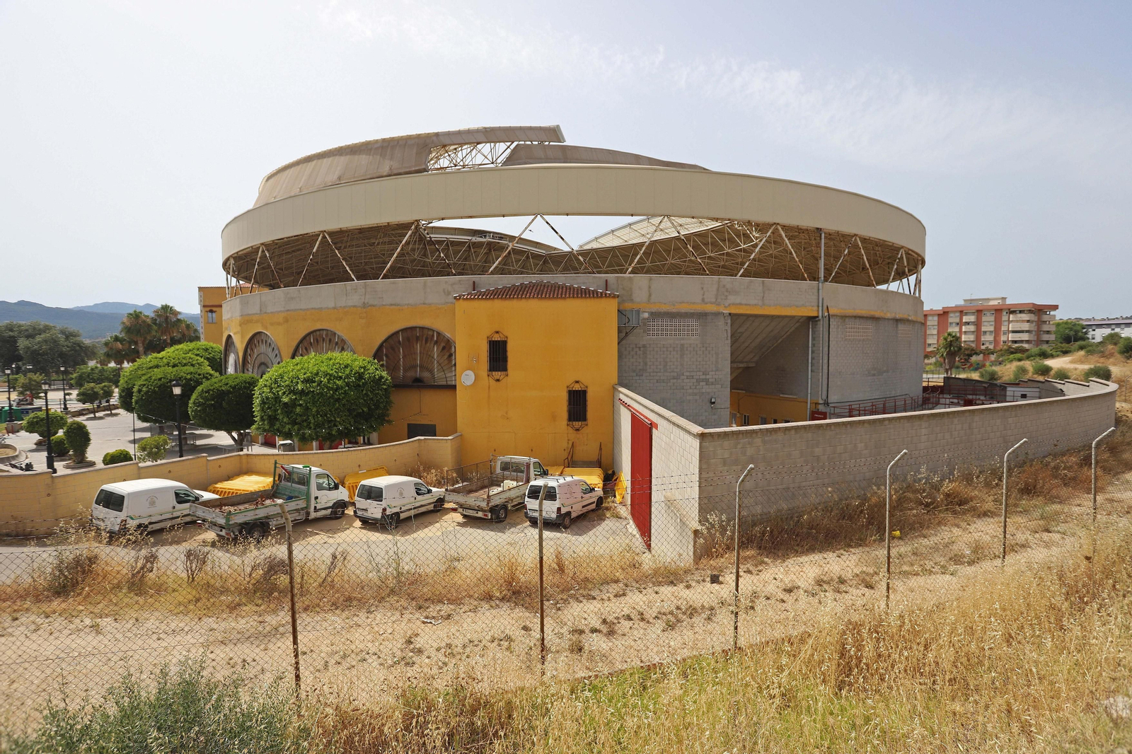 Estado actual de la plaza de toros La Montera.