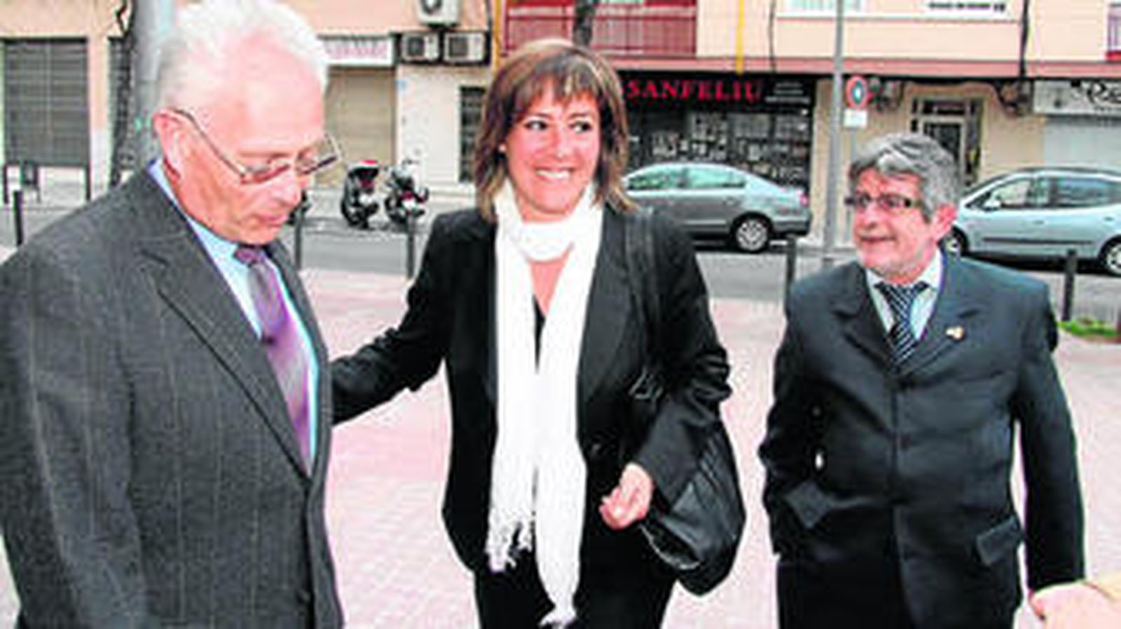 Francisco López Cuadrado, Nuria Marín y Francisco Martínez.