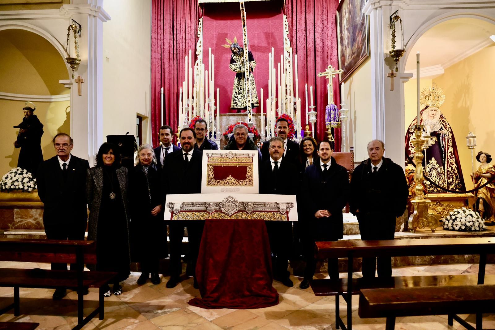 Presentación del proyecto para culminar el palio de María Santísima del Rocío y Esperanza.