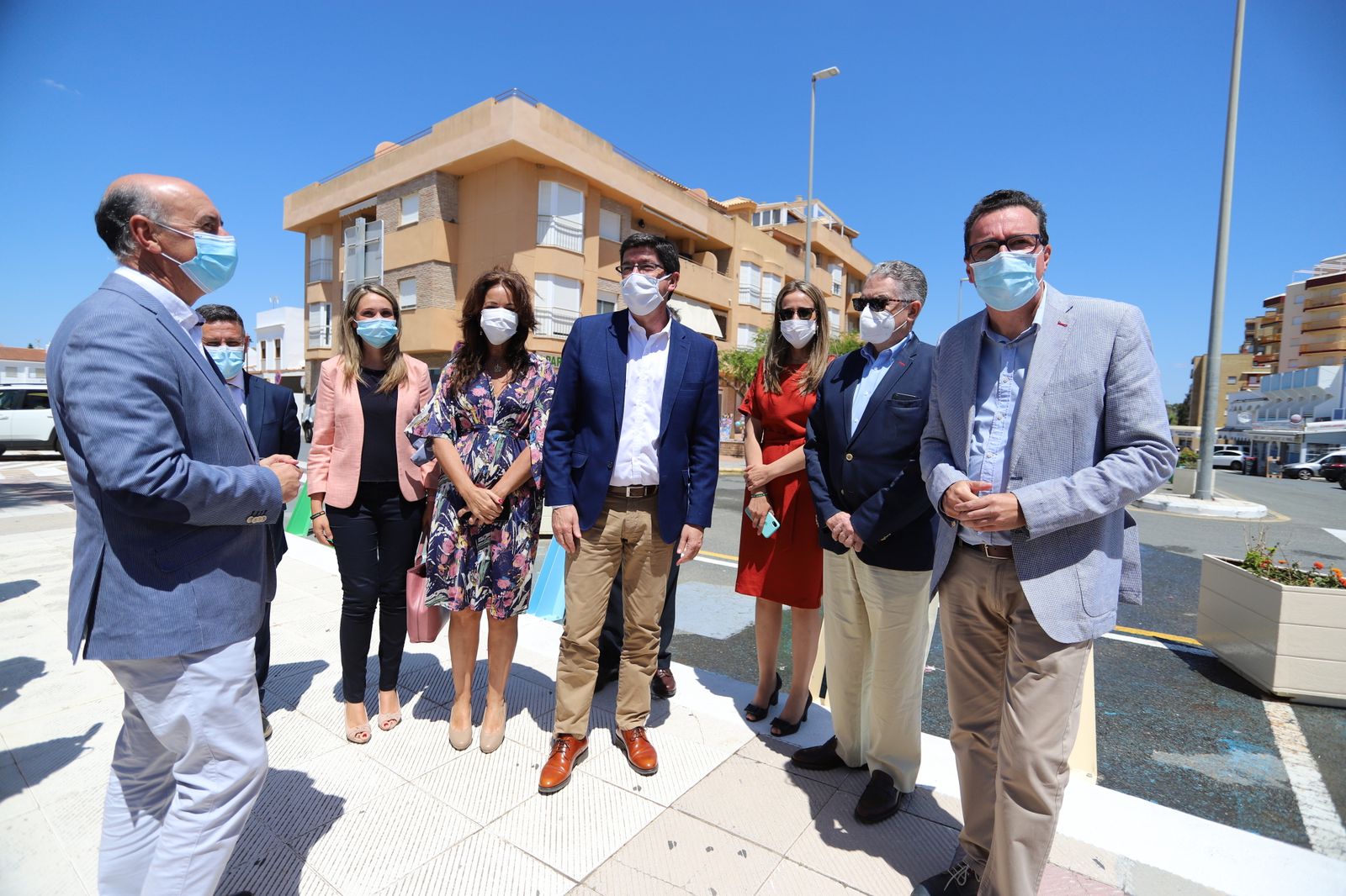 Imágenes de la vista de Juán Marín a las playas de la Antilla