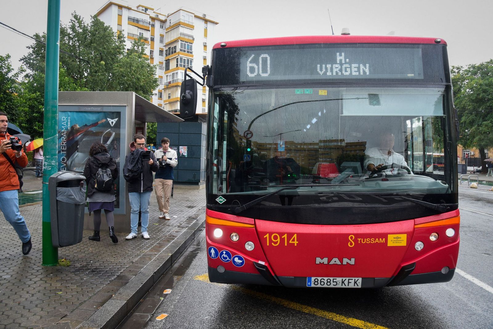 La línea 60 de Tussam.