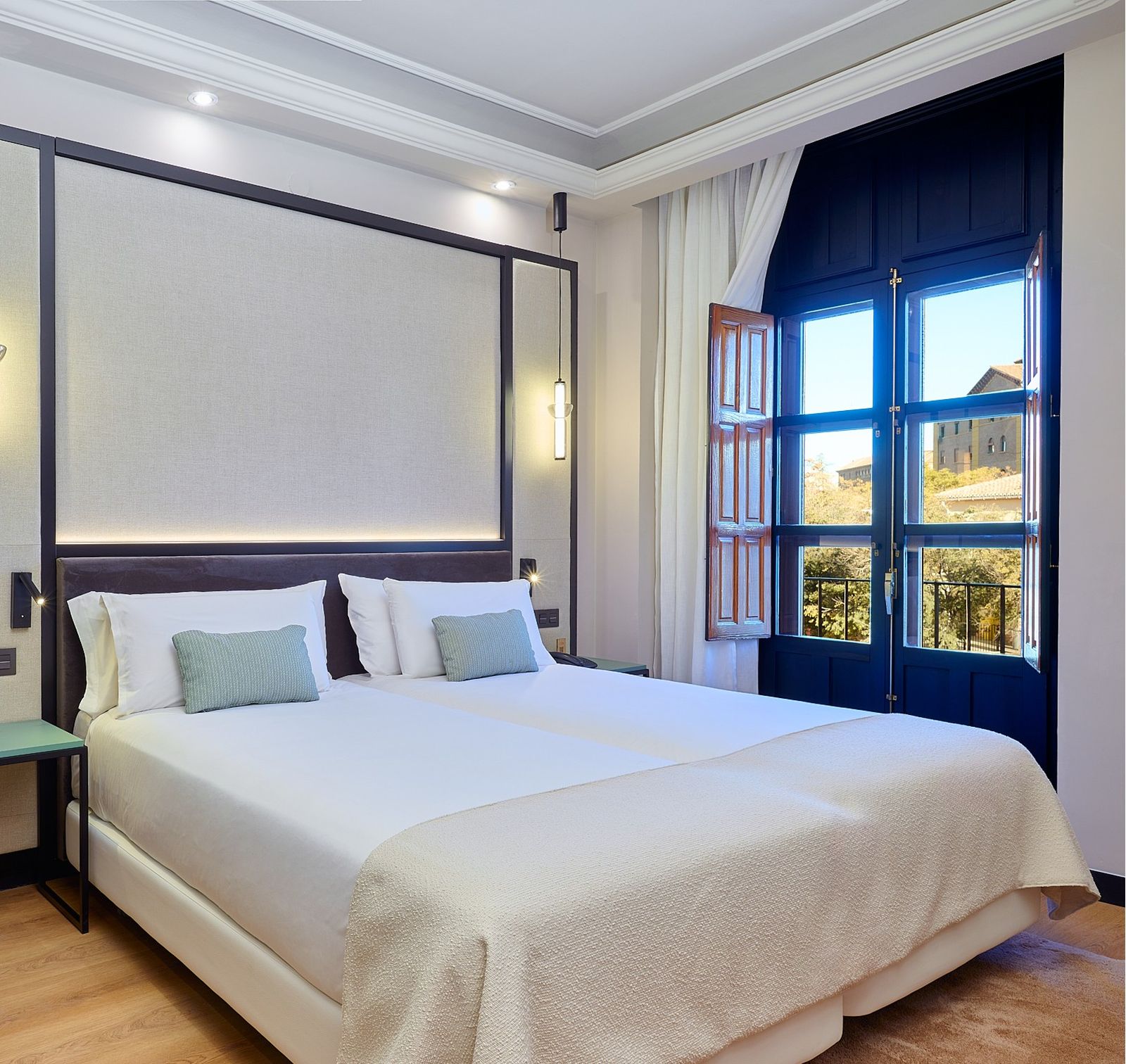 Una de las habitaciones del nuevo Boutique Hotel Luna Triunfo Granada