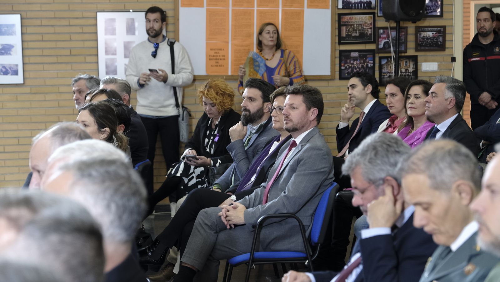 Imágenes del acto del patrón de los bomberos, San Juan de Dios. Almería