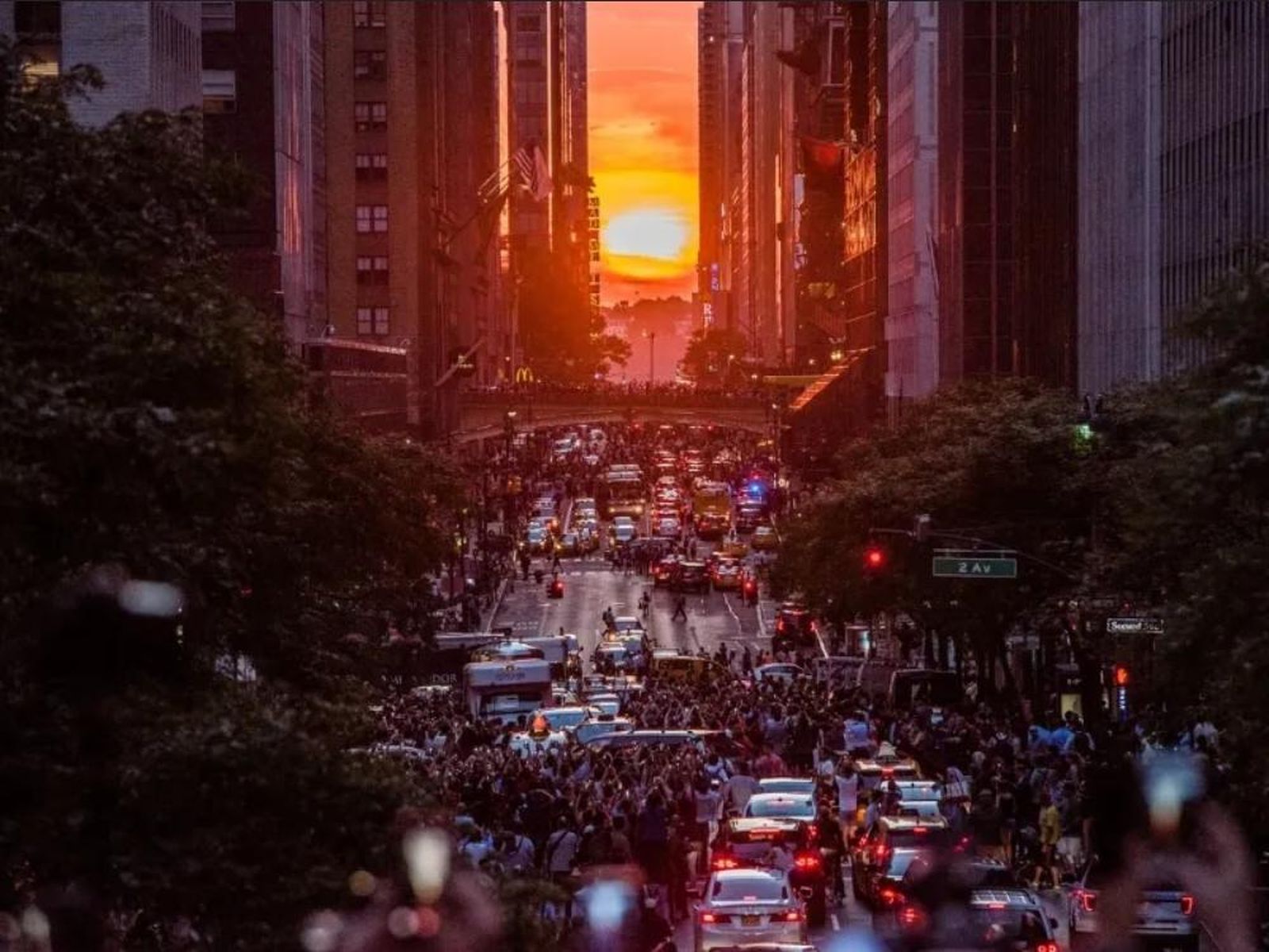 El Manhattanhenge, la mejor puesta de sol del año en Nueva York