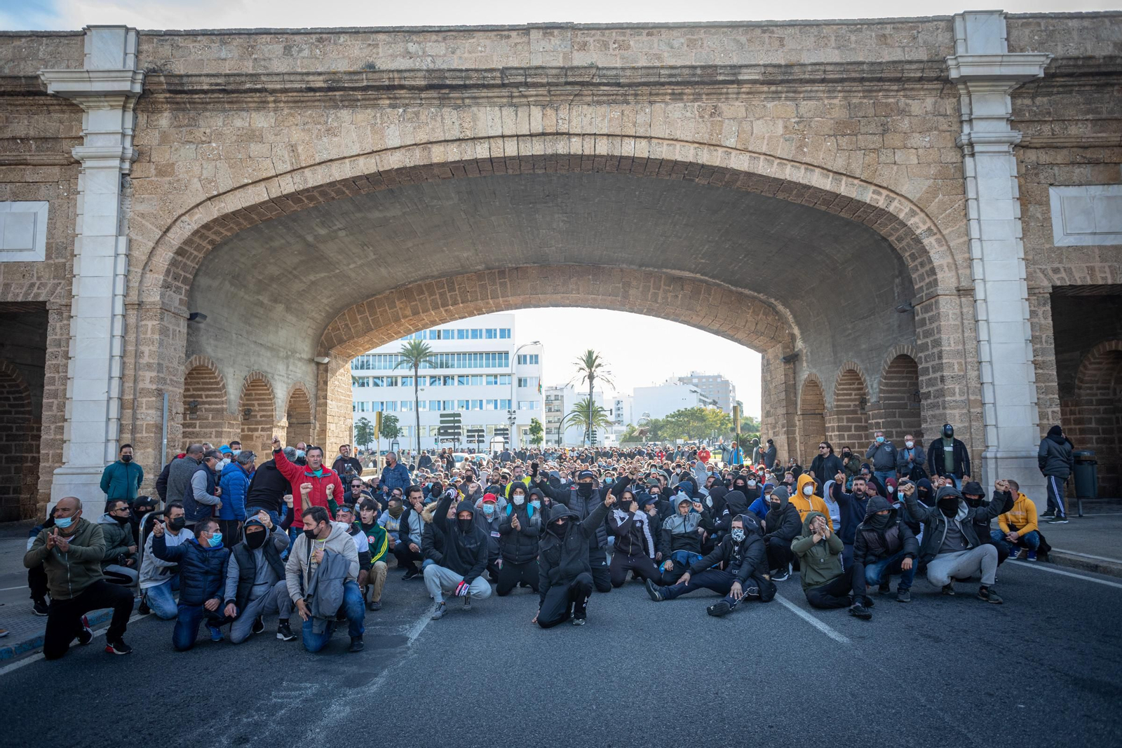 Las imágenes de la tercera jornada de la huelga del metal en Cádiz