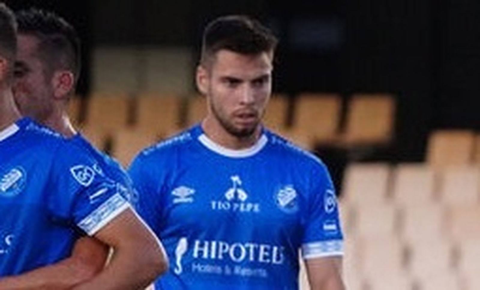 Parejo, en el partido contra el Mancha Real.