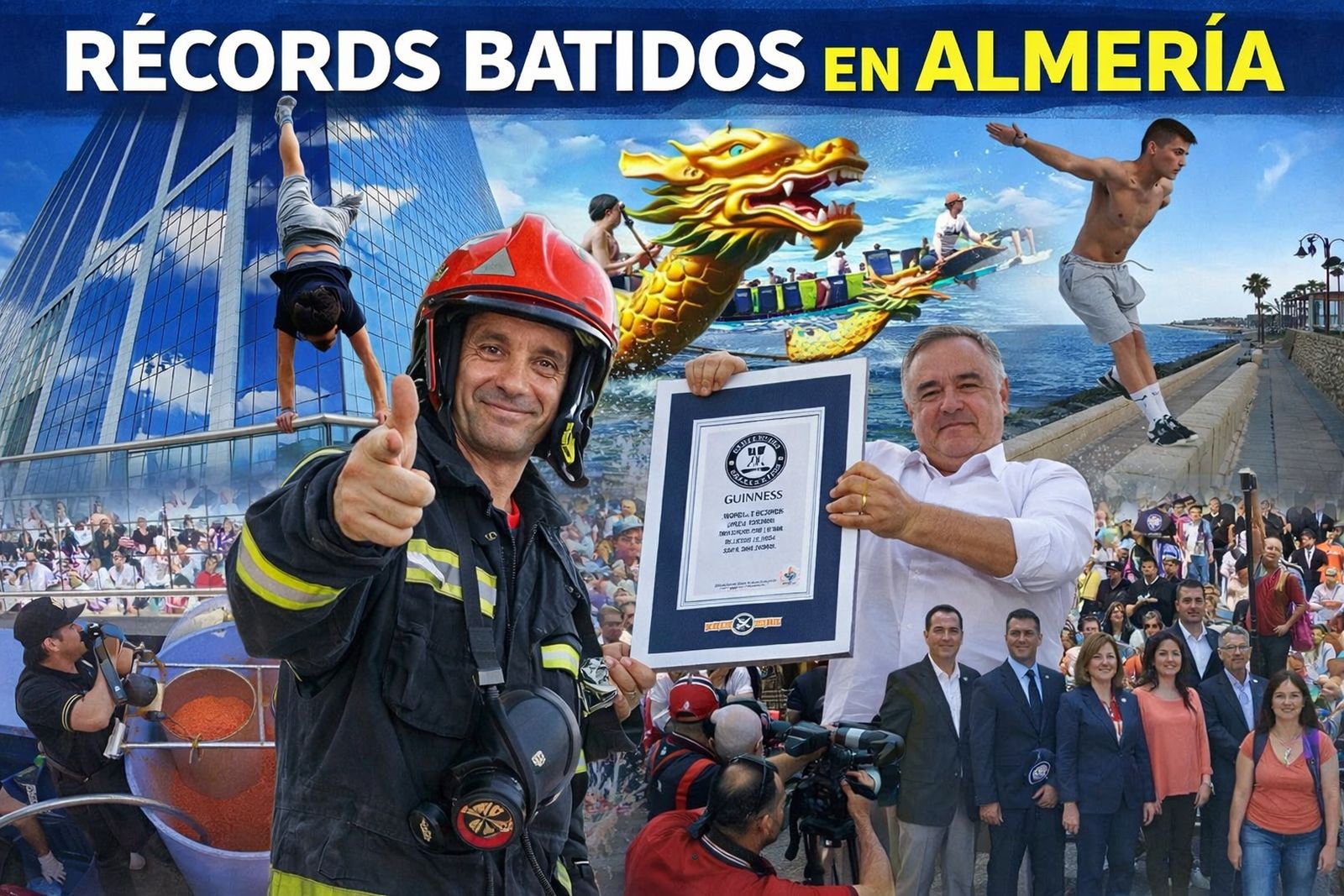 Almería es una provincia de récords, desde la ensalada más grande al gazpacho más enorme.