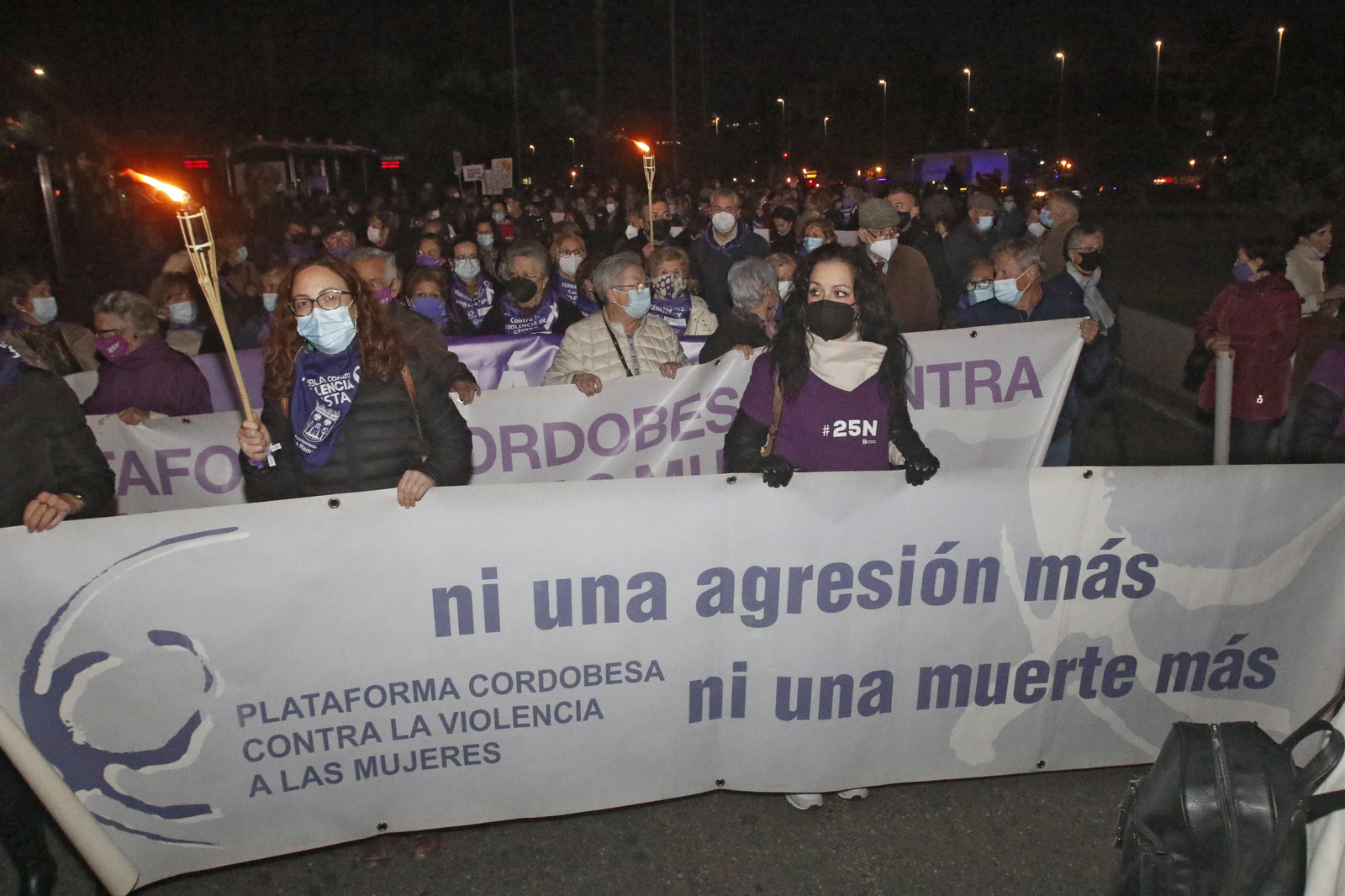 La manifestación contra la violencia de género en Córdoba, en fotografías