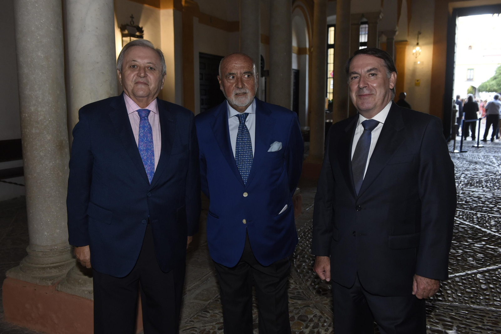 XI Premio Manuel Clavero a Eduardo Saborido. Manuel Ruiz Domínguez, Antonio Carrillo y Mariano Muñoz