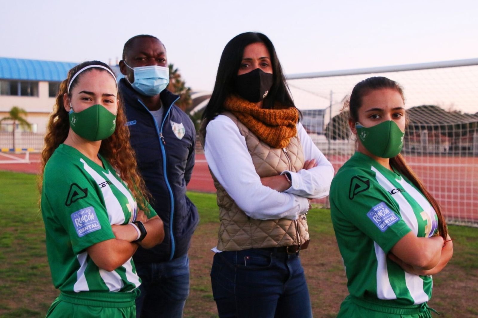 Presentación del acuerdo de colaboración del Juventud Torremolinos y Fundación Rincón.