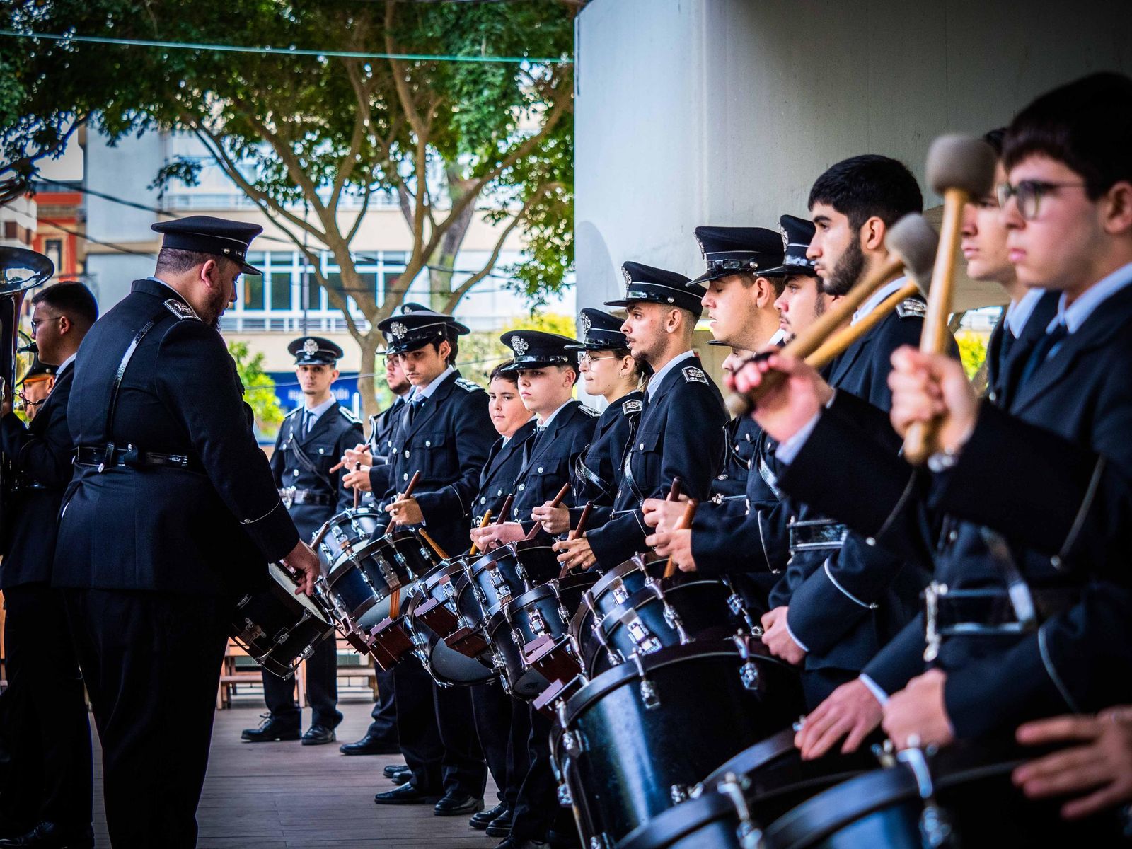Sones cofrades en el Parque: celebrado el certamen de bandas de Nazareno en San Fernando