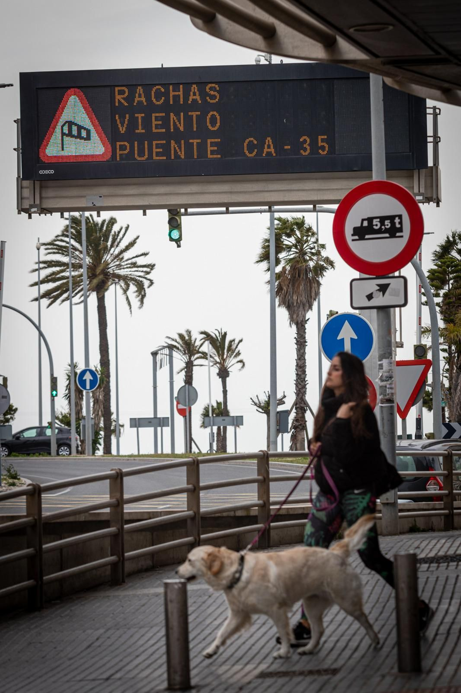 Alerta naranja por Levante en Cádiz