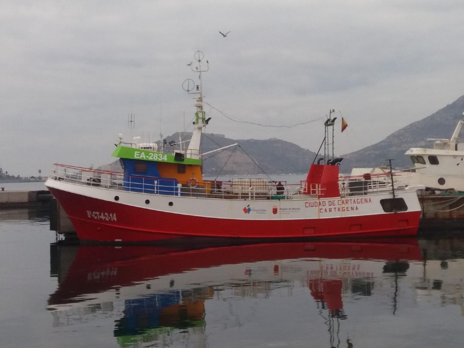 Buque Ciudad de Cartagena, que usarán los institutos marítimo pesqueros para su proyecto Buque Escuela 4.0.