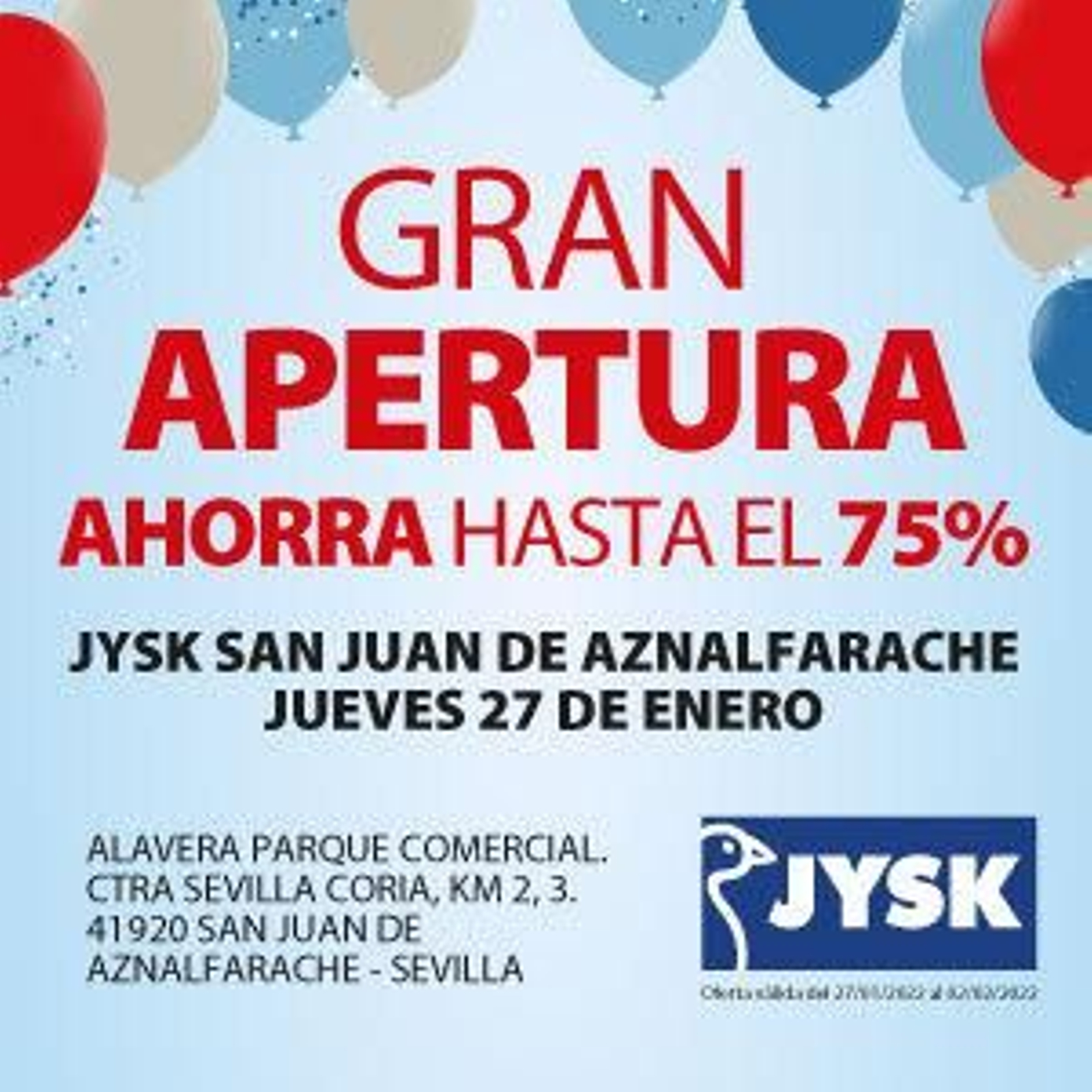 JYSK inaugura una tienda en  San Juan de Aznalfarache