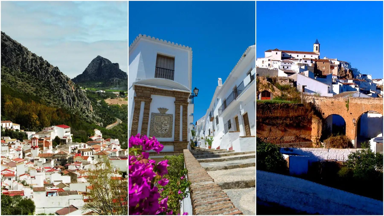 Vistas de Benaoján, Frigiliana y Yunquera.