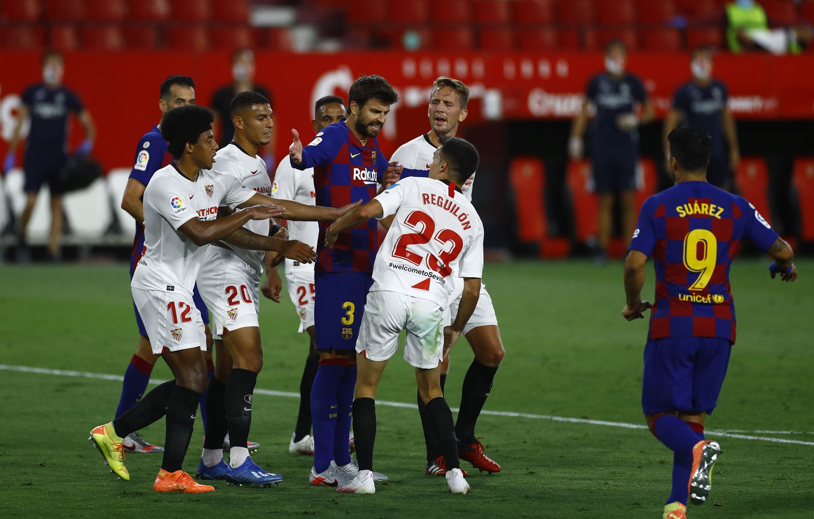 Las imágenes del Sevilla-Barcelona