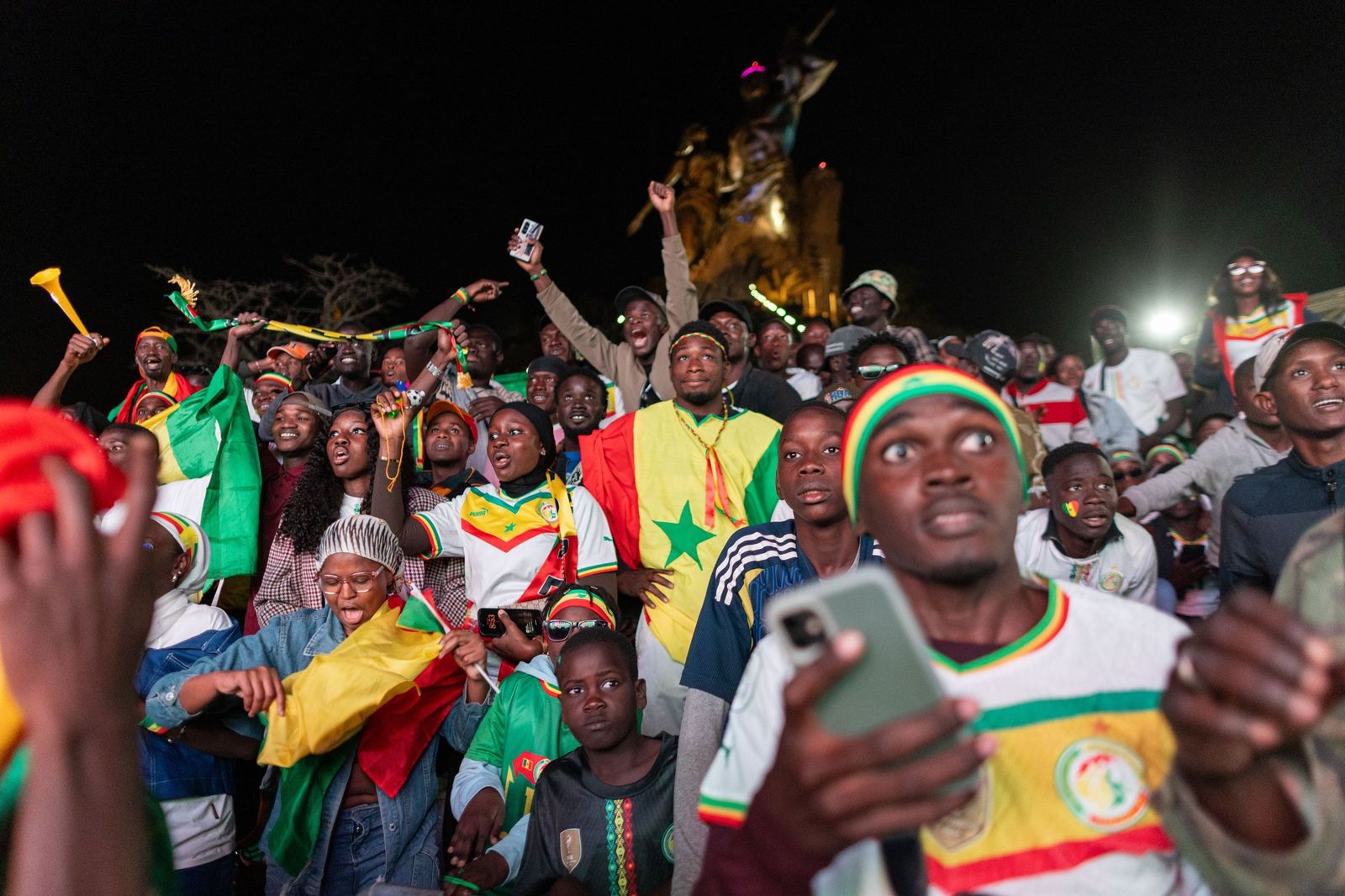 Las fotos de la final entre Marruecos y Senegal en la Copa África