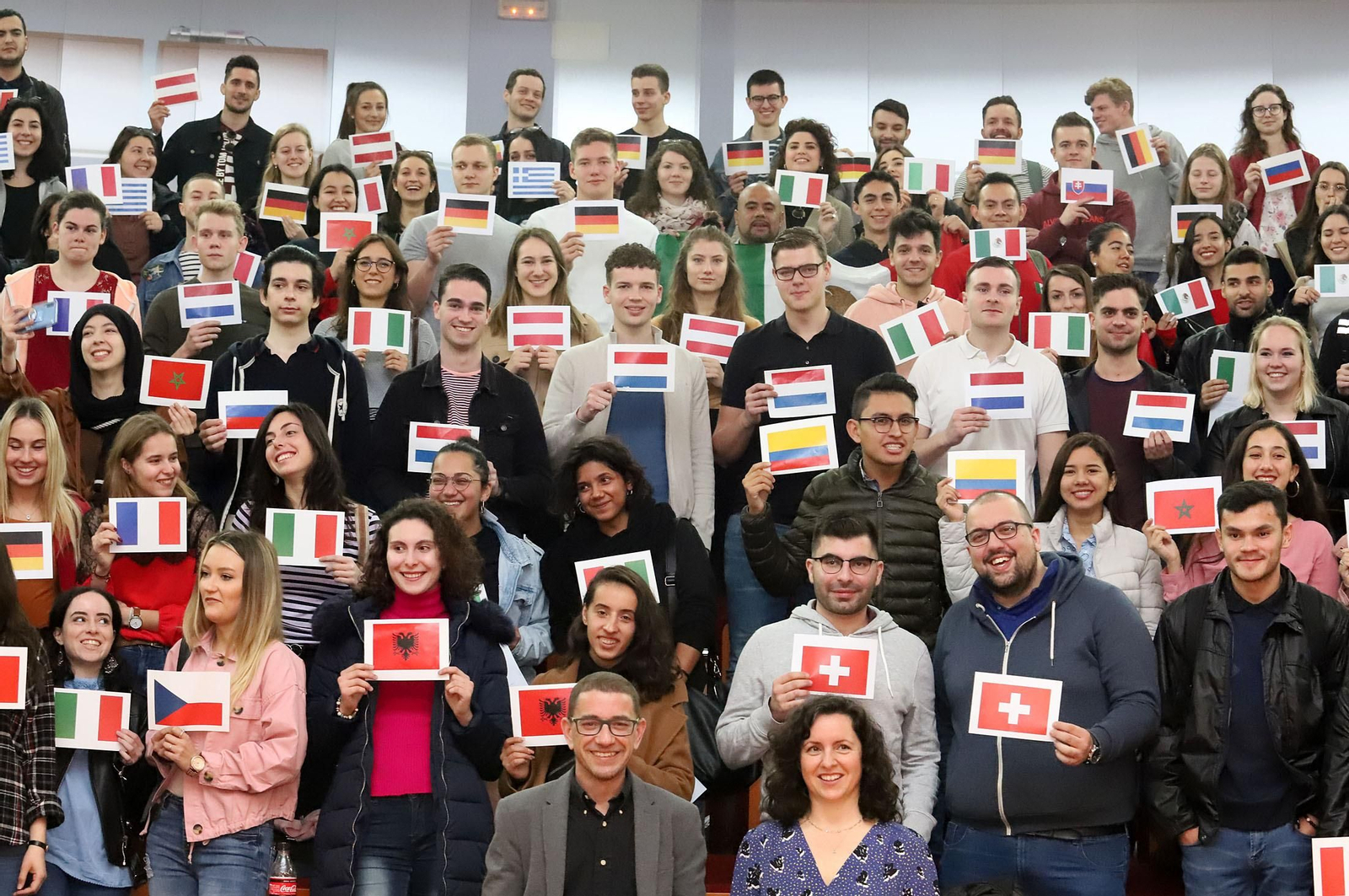 Imágenes de la llegada de erasmus a la Universidad de Huelva