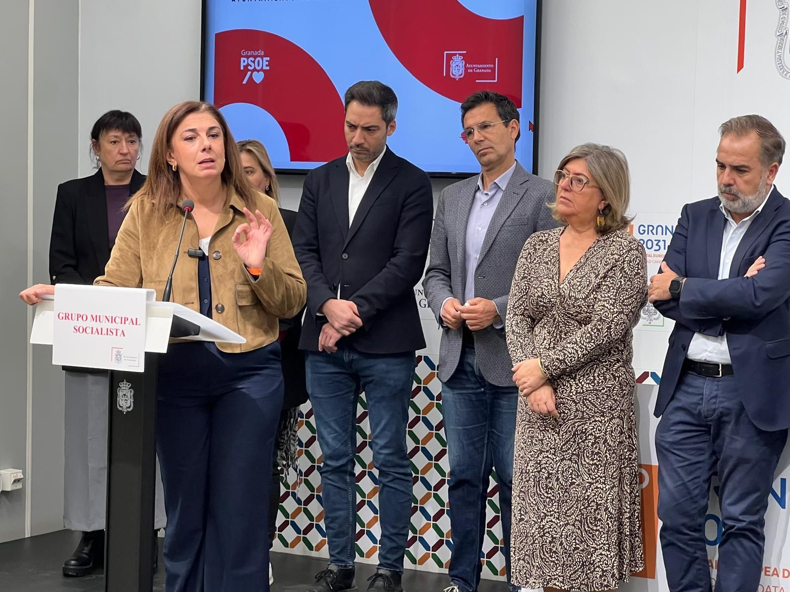 El Grupo Municipal Socialista en el Ayuntamiento de Granada