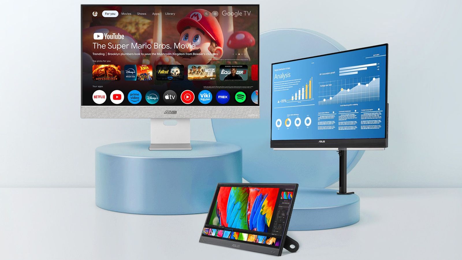 Monitores inteligentes ASUS ZenScreen