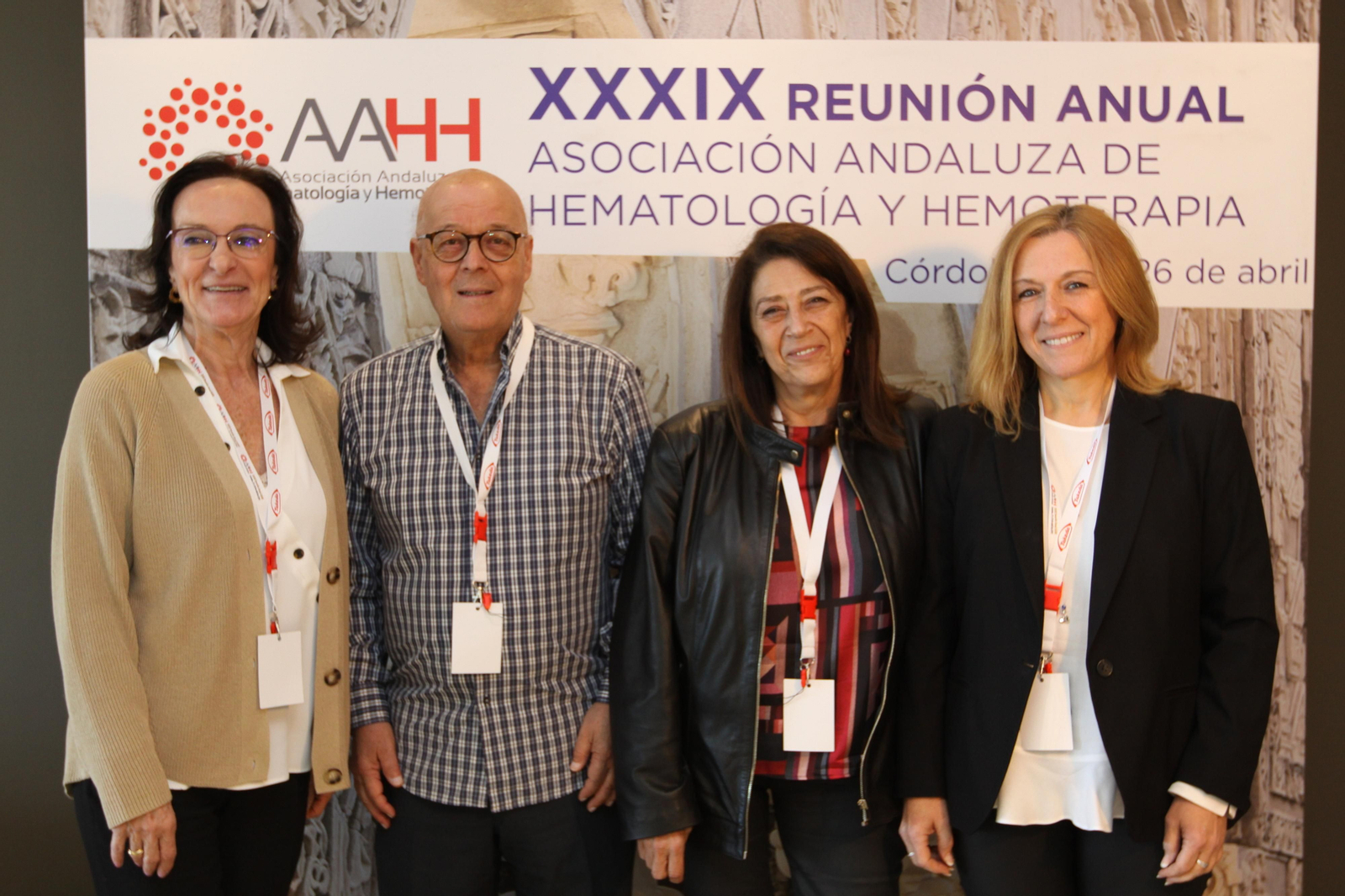 Miembros del comité organizador, en el encuentro informativo impulsado por Celgene durante este congreso.