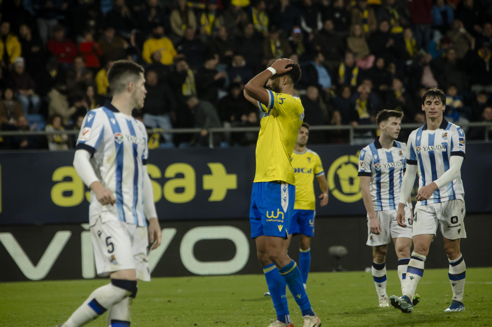 Cádiz CF - Real Sociedad, las imágenes del partido .