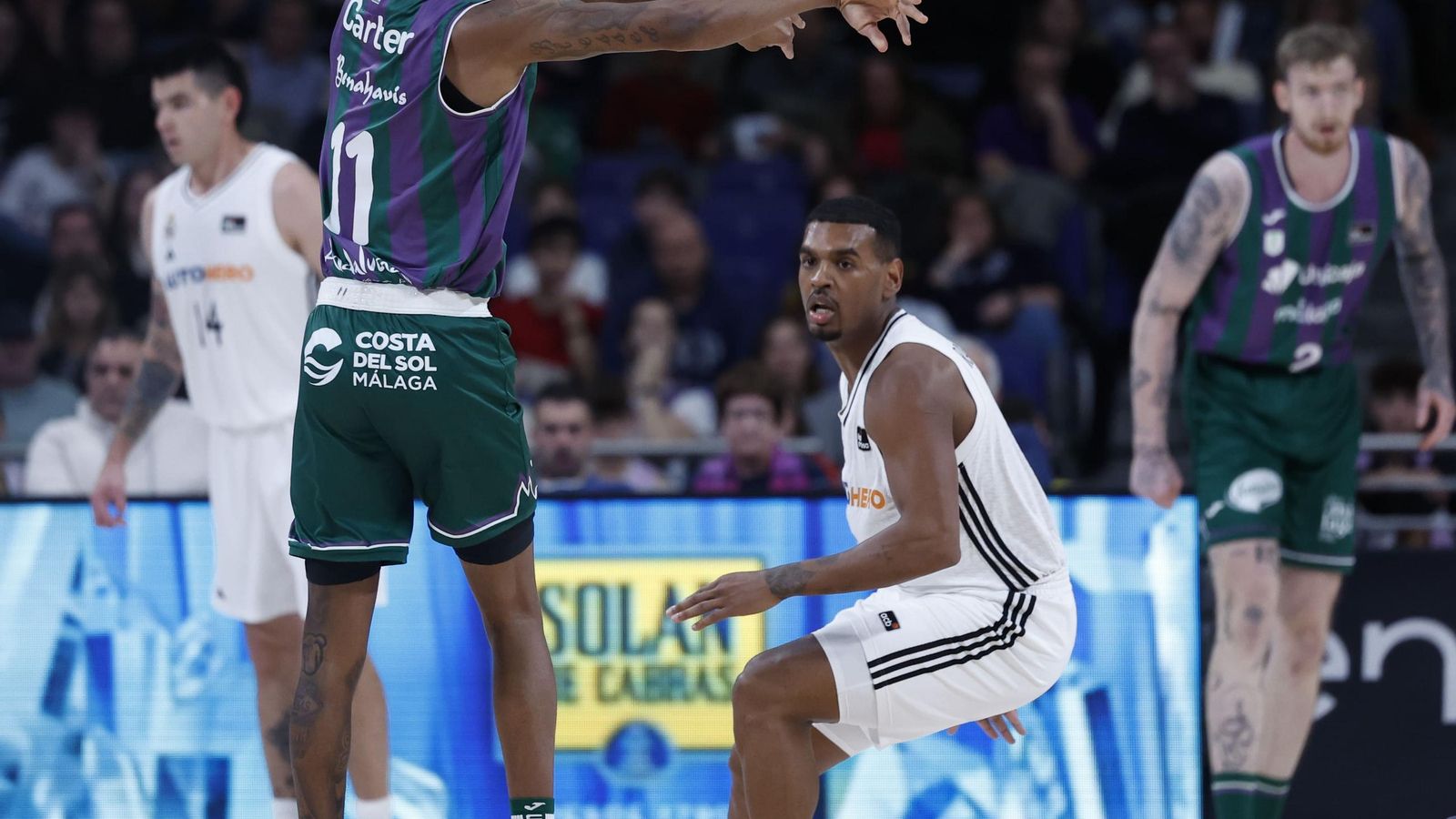 El Real Madrid-Unicaja, en fotos