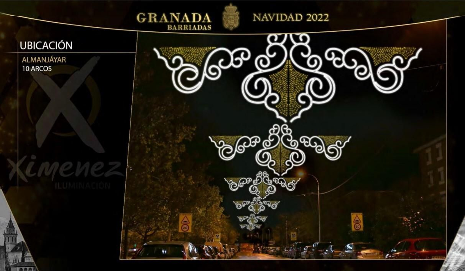 Estas son las luces de Navidad de los barrios de Granada, calle por calle