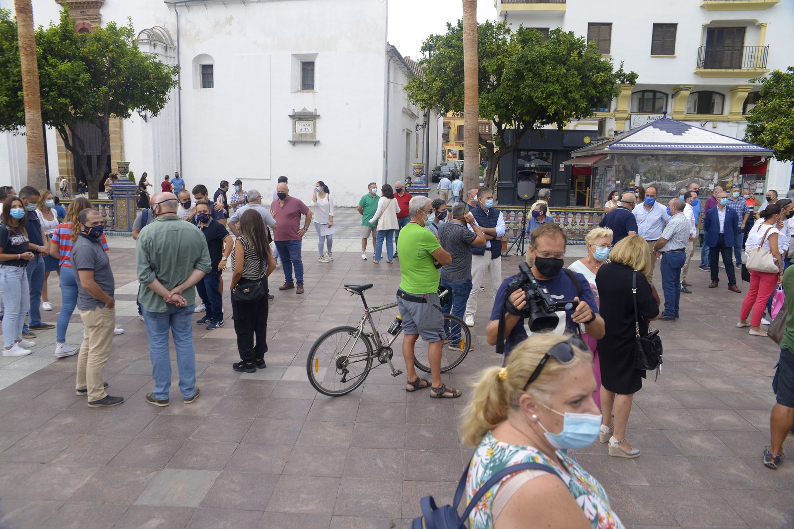 Fotos de la concentración contra el narcotráfico en Algeciras.