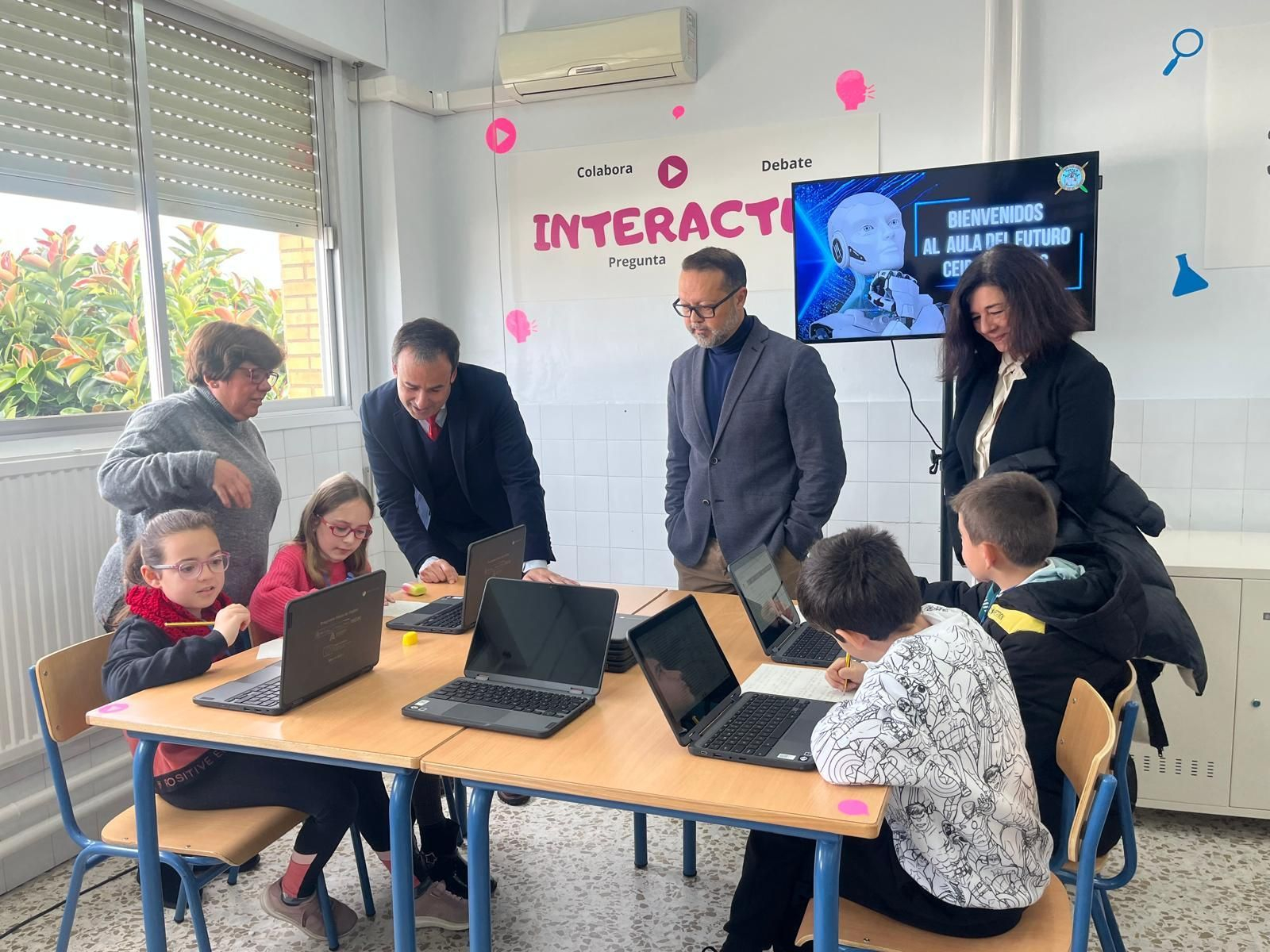 El Aula del Futuro del CEIP Las Viñas en Bollullos Par del Condado.