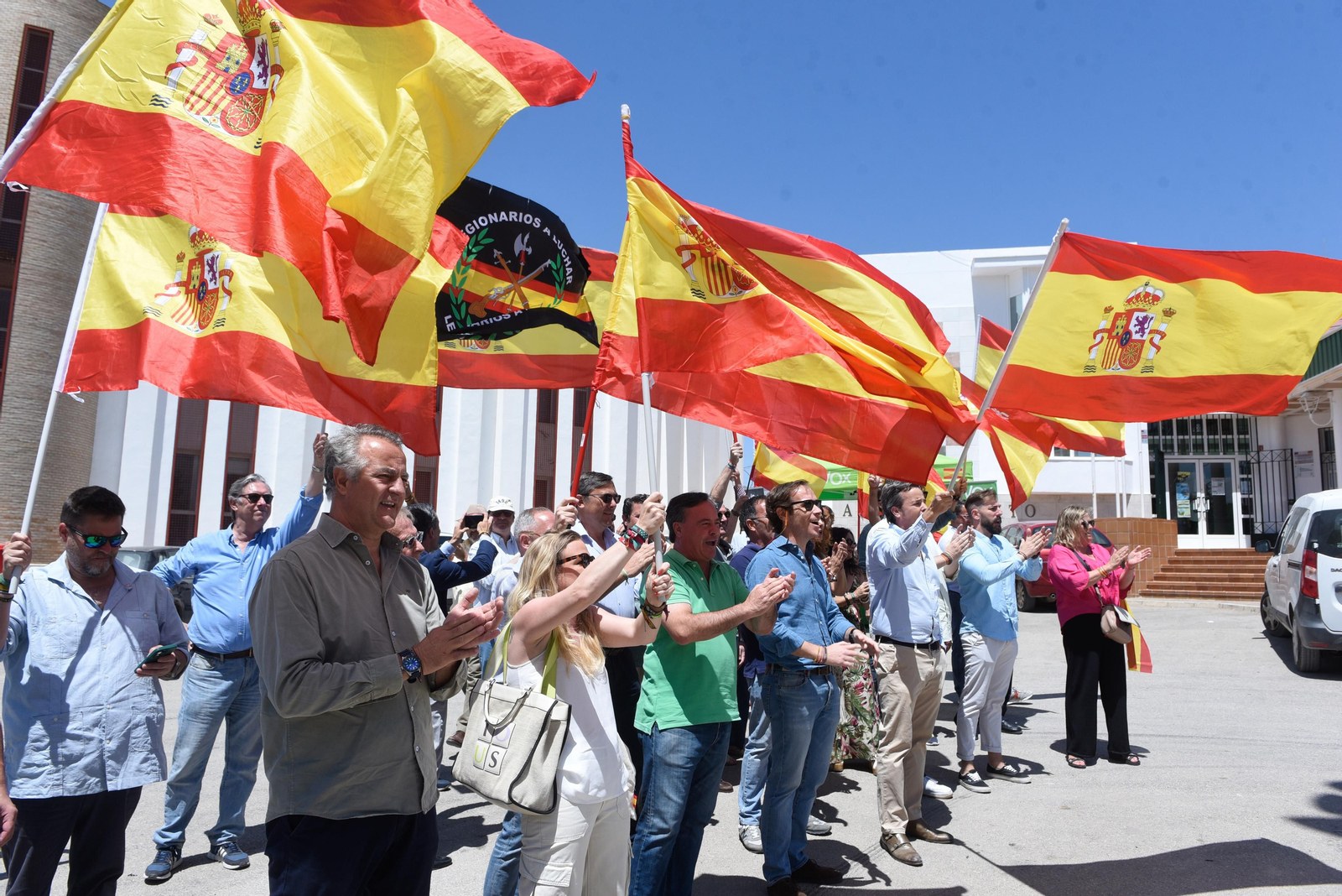 Las imágenes de los incidentes en el mitin de Vox en Marinaleda