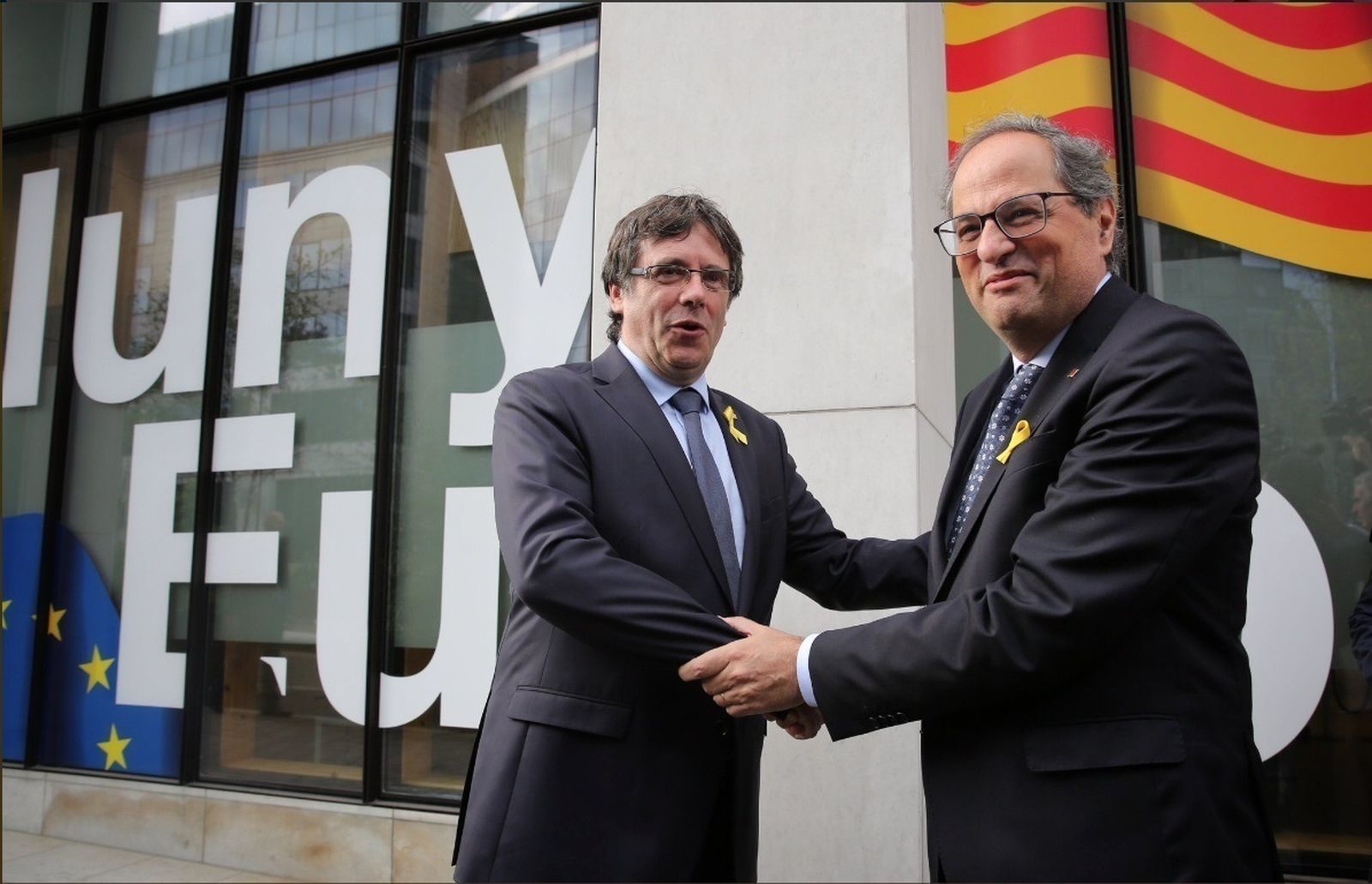 Carles Puigdemont y Quim Torra