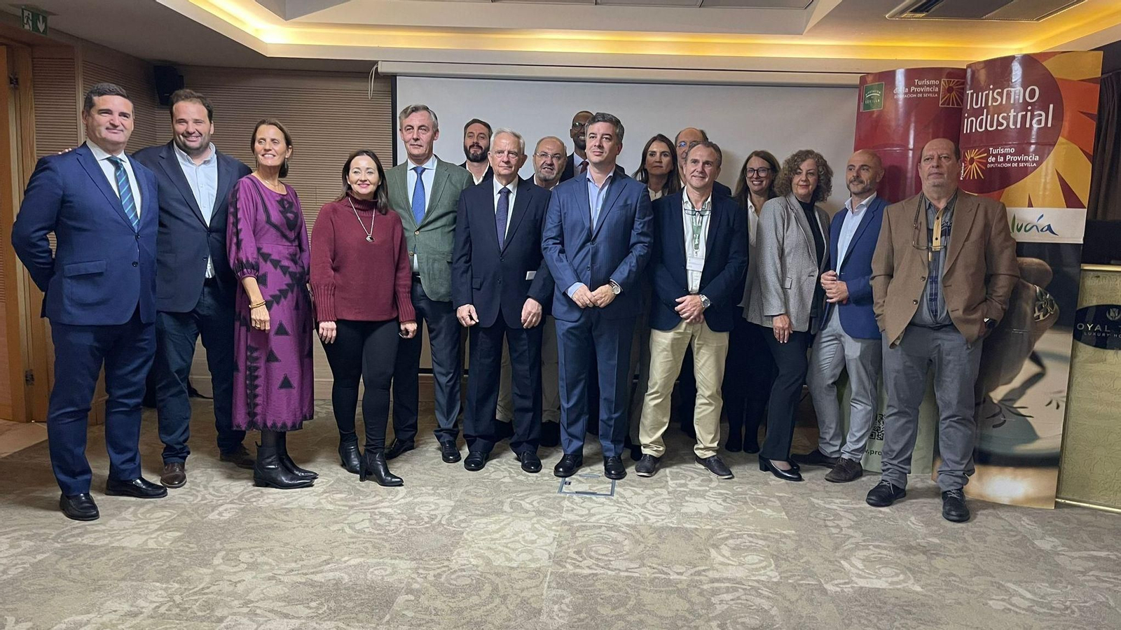 Momento previo al encuentro de trabajo en Tánger.