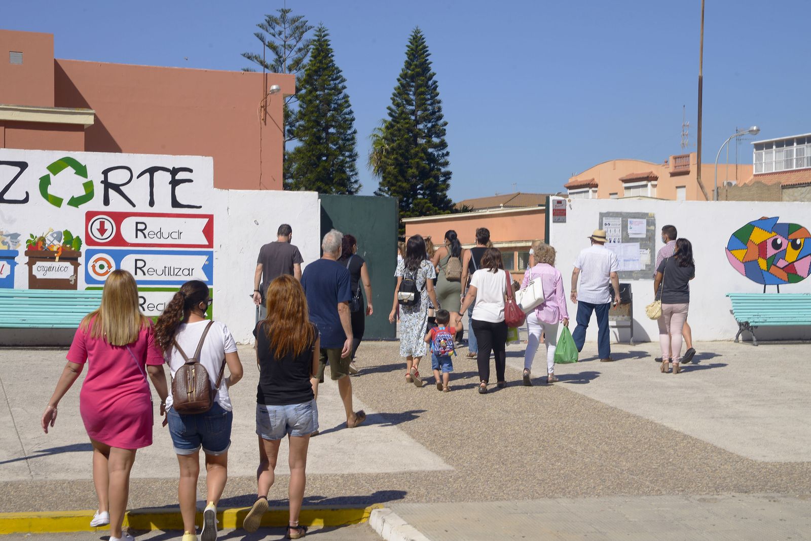 Colegio La Inmaculada de La Línea en una foto de archivo