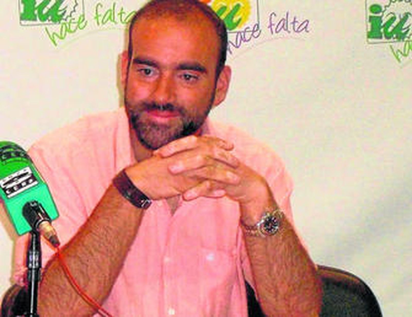 Francisco Puentedura, concejal de Izquierda Unida en el Ayuntamiento de Granada.