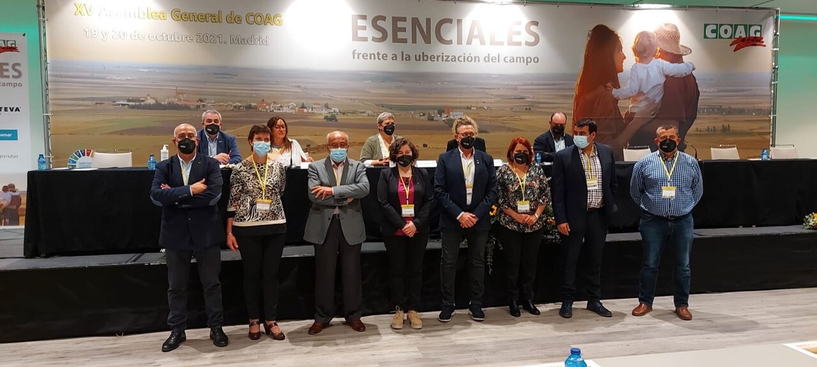 Nueva Ejecutiva Estatal de Coag en la que se incluye Andrés Góngora