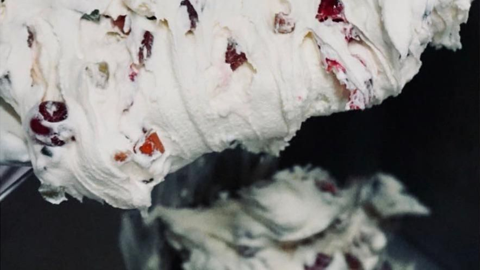 El helado de tutti frutti de Helados Lauri. El helado de tutti frutti de Helados Lauri.