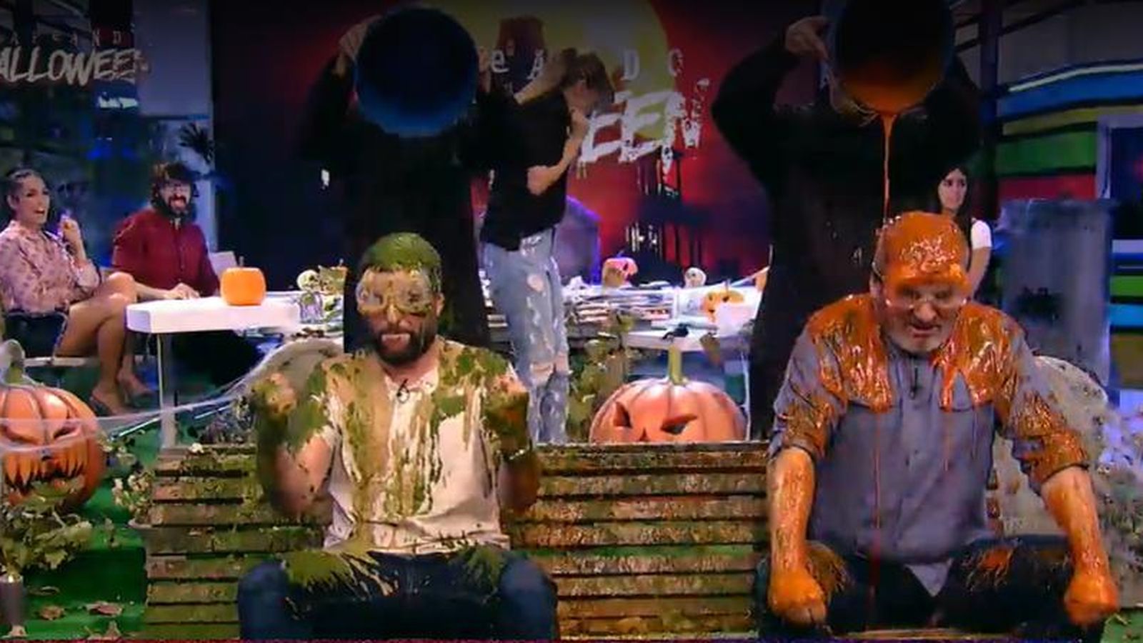 Dani Mateo y Miki Nadal en esta tarde de jueves en 'Zapeando'