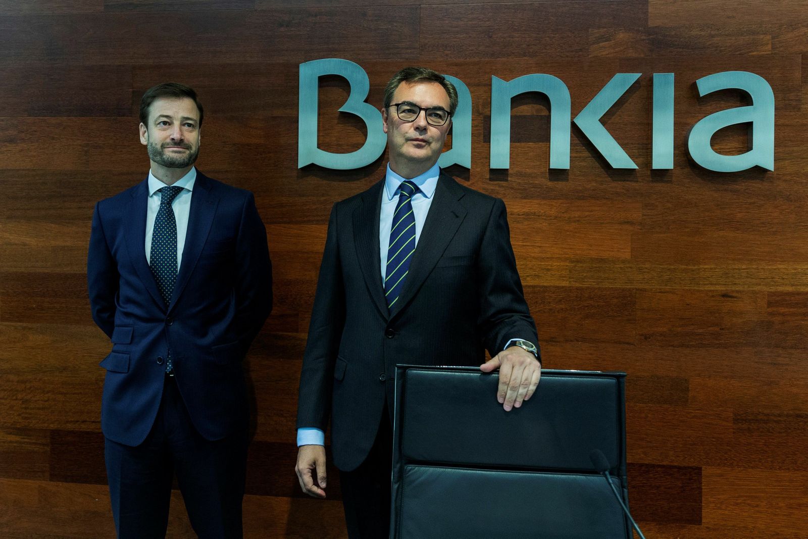 Leopoldo Alvar, director adjunto de Bankia, y José Sevilla, consejero delegado