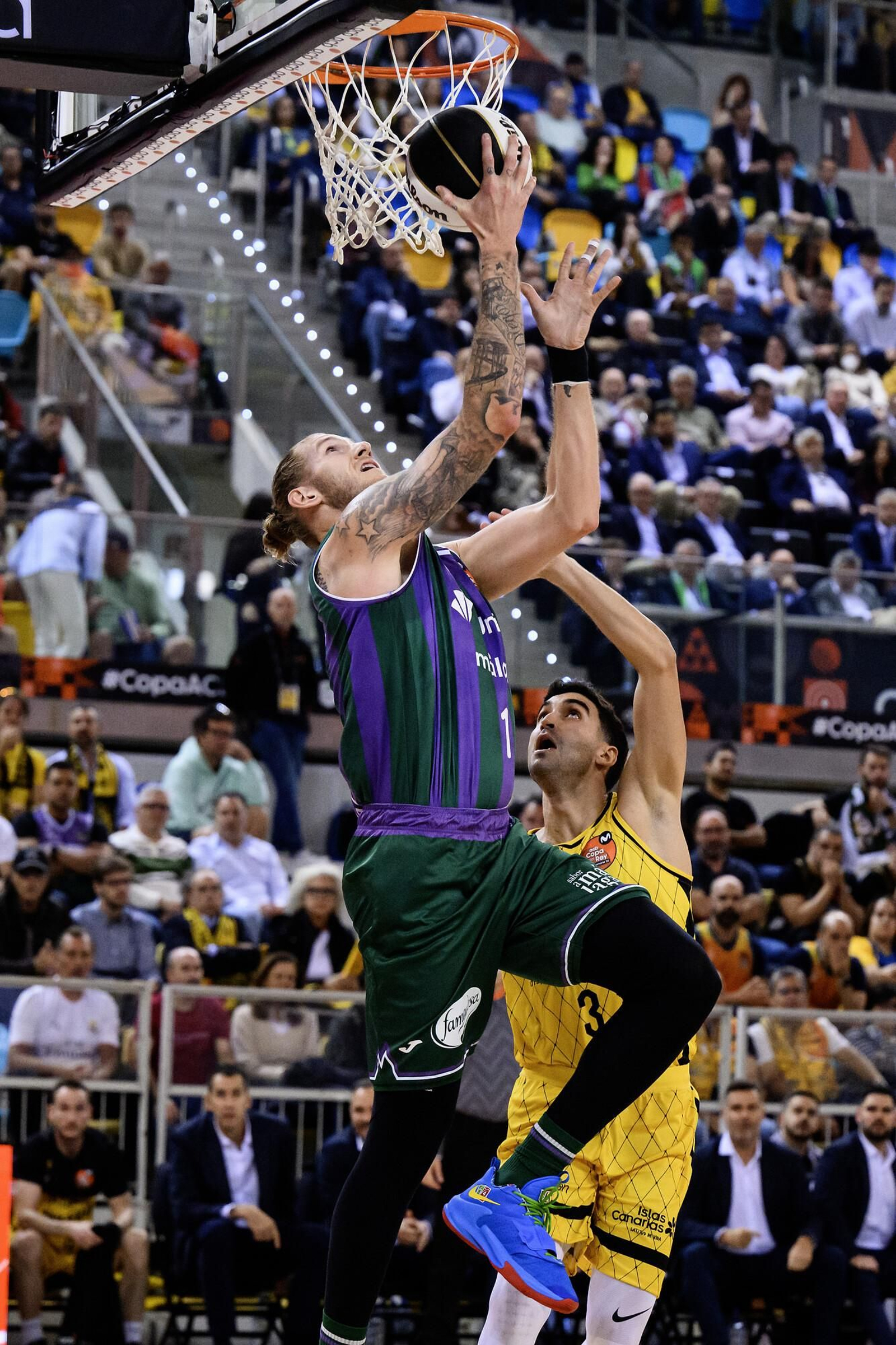 Las fotos del Unicaja - La Laguna Tenerife de Copa del Rey