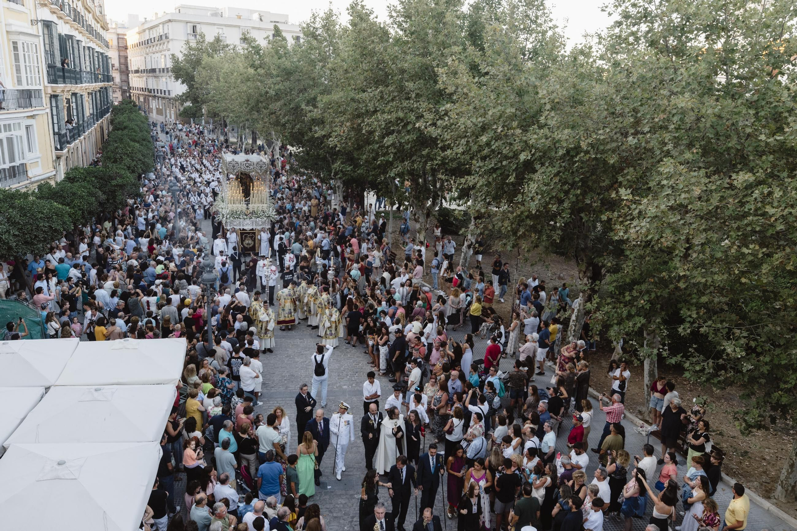 Las imágenes de la procesión de la Virgen del Carmen