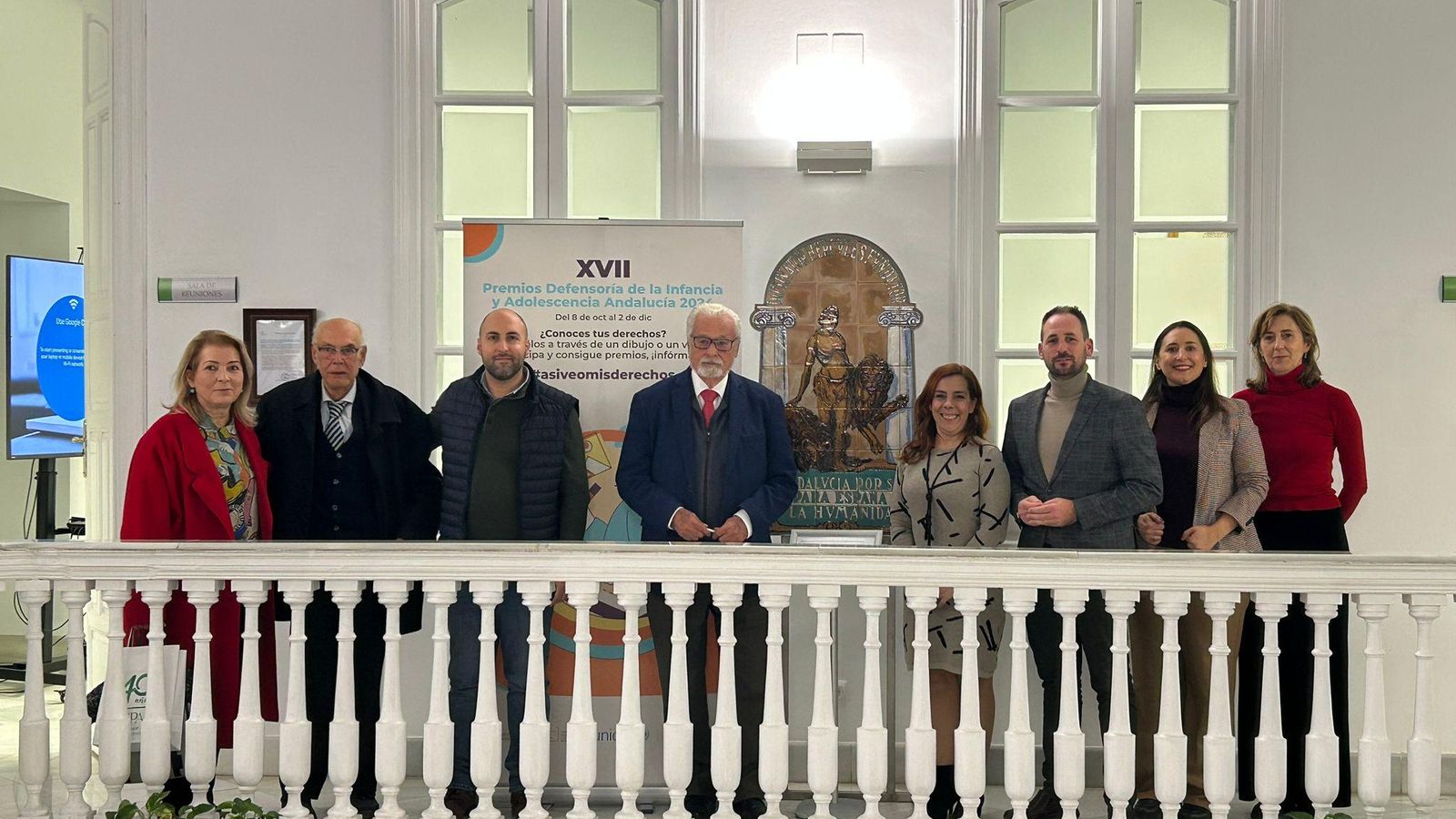 Asistentes a los XVII Premio 'Así veo mis derechos' de la Defensoría de la Infancia y Adolescencia.