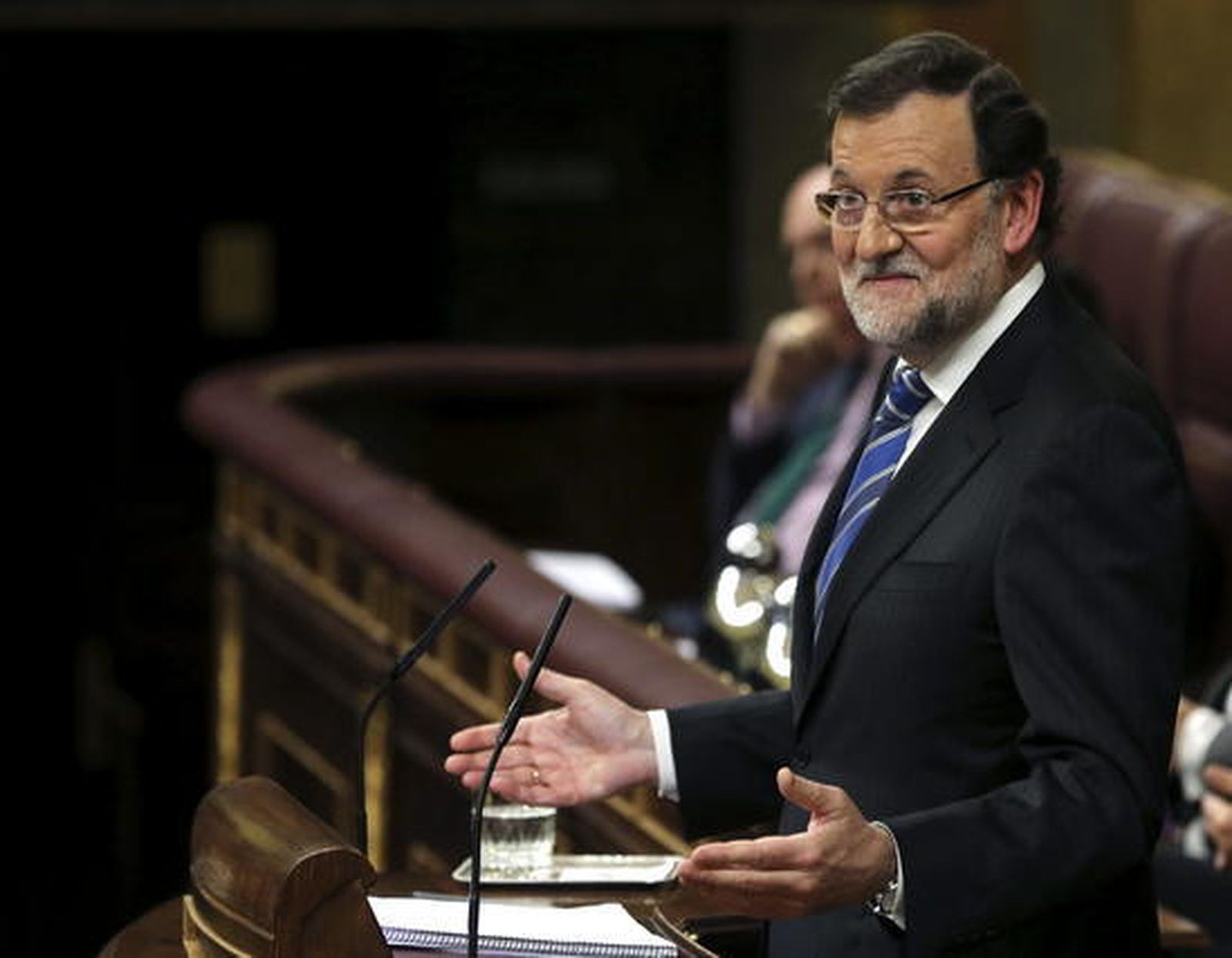 Rajoy considera la intervención de Sánchez "patética" y le recuerda a Griñán y Chaves