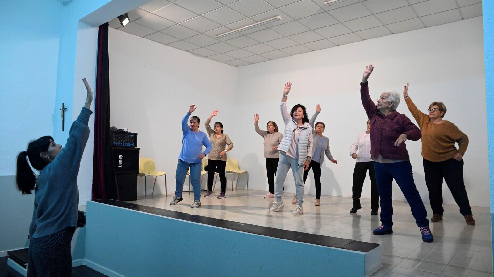 Taller de teatro en el Centro de la Mujer de las Margaritas.