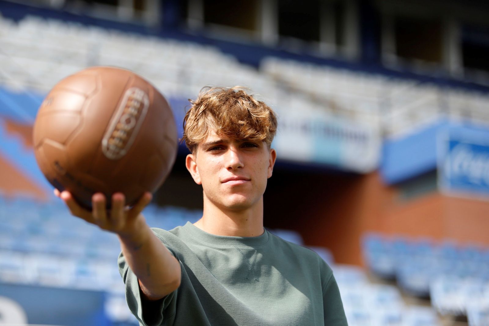 El jugador del Recreativo de Huelva, José Antonio de la Rosa.